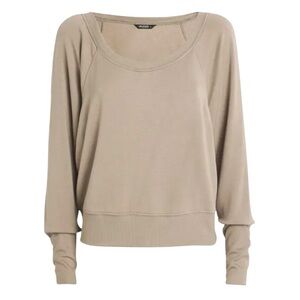 Splits59 Indy Dolman Fleece Sweatshirt in tan size XS excellent condition